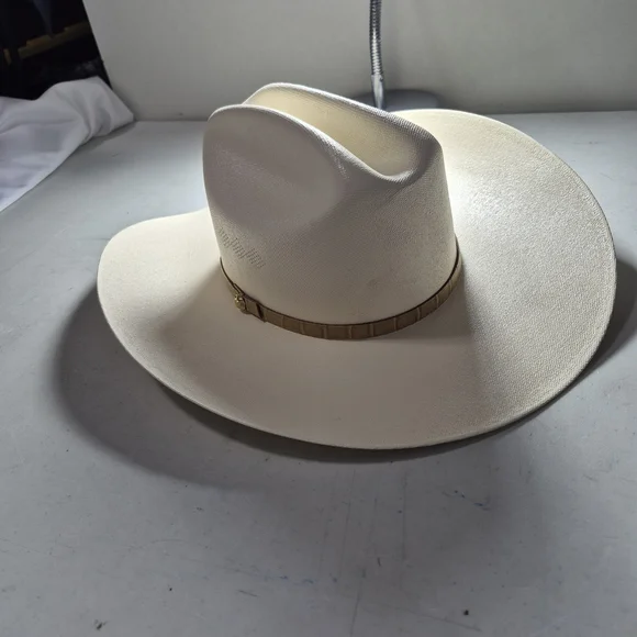 NWOT Remington 50X "Arma tu Instinto" Vented Straw Cowboy Hat Vented Cowboy - Picture 4 of 16